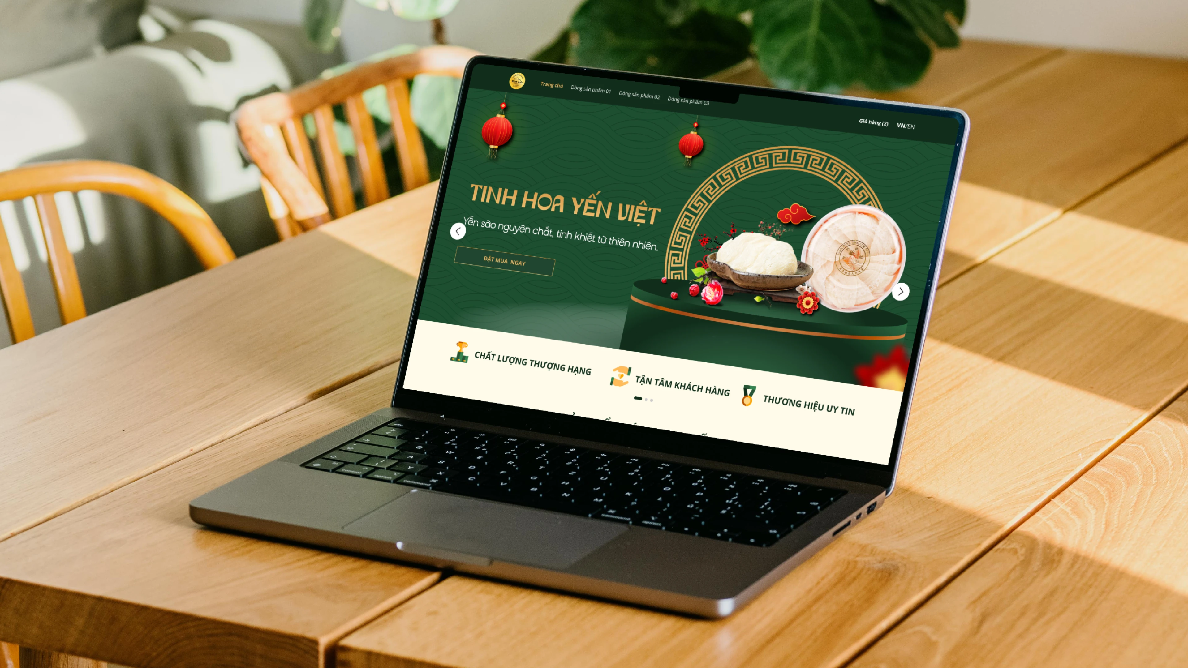 Xây dựng websie thương mại điện tử Yến Sào Minh Anh: Mang yến sào cao cấp đến mọi nhà